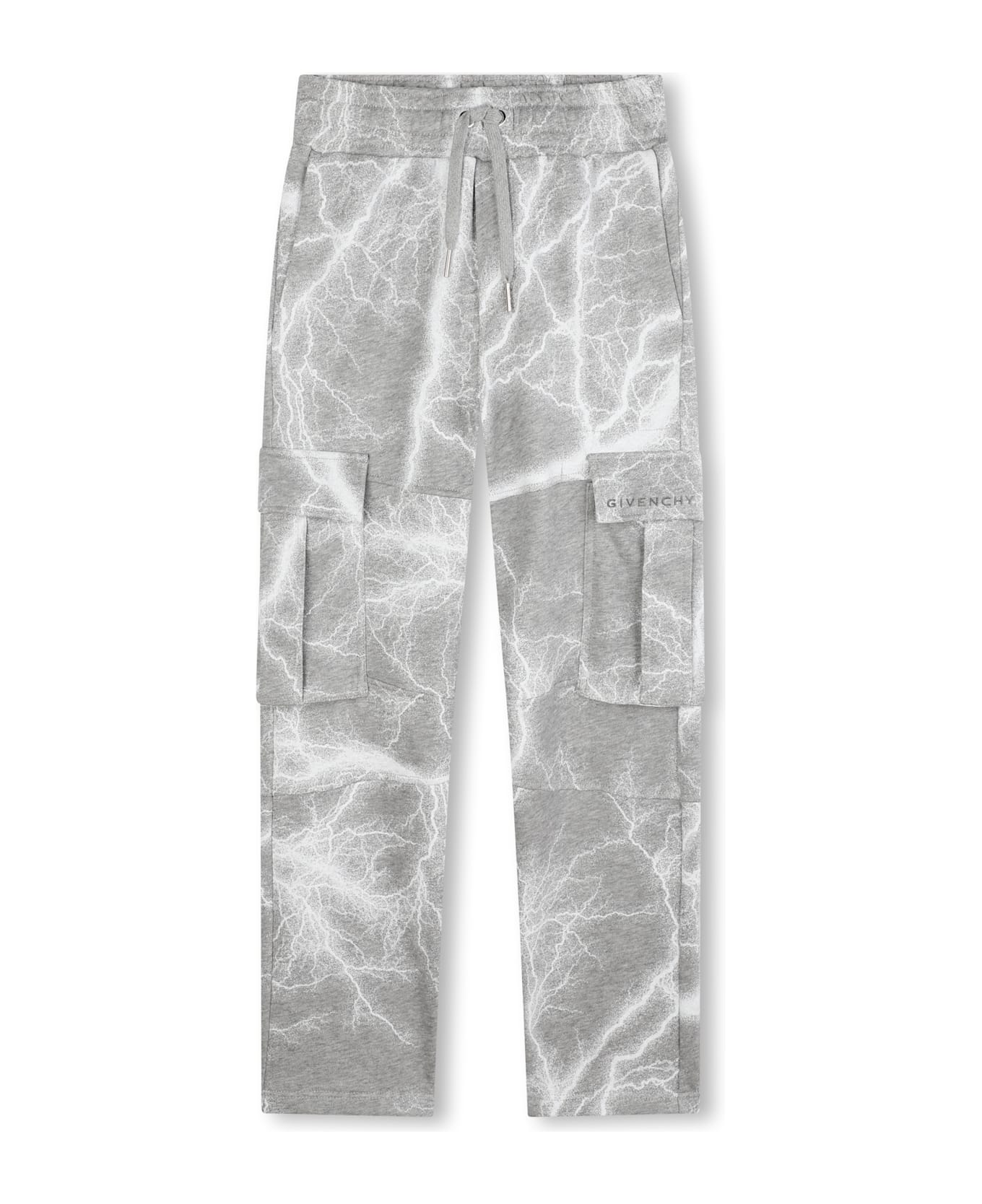 Givenchy Trousers With Logo - Gray