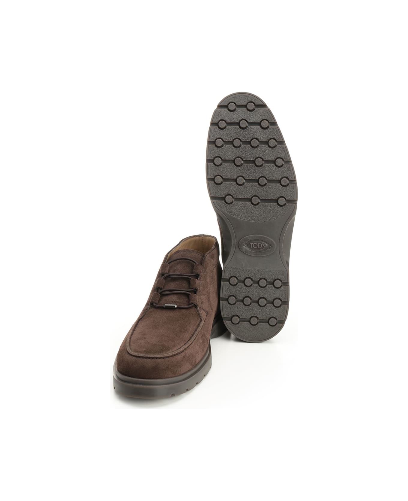 Tod
s Suede Ankle Boot - TESTA MORO