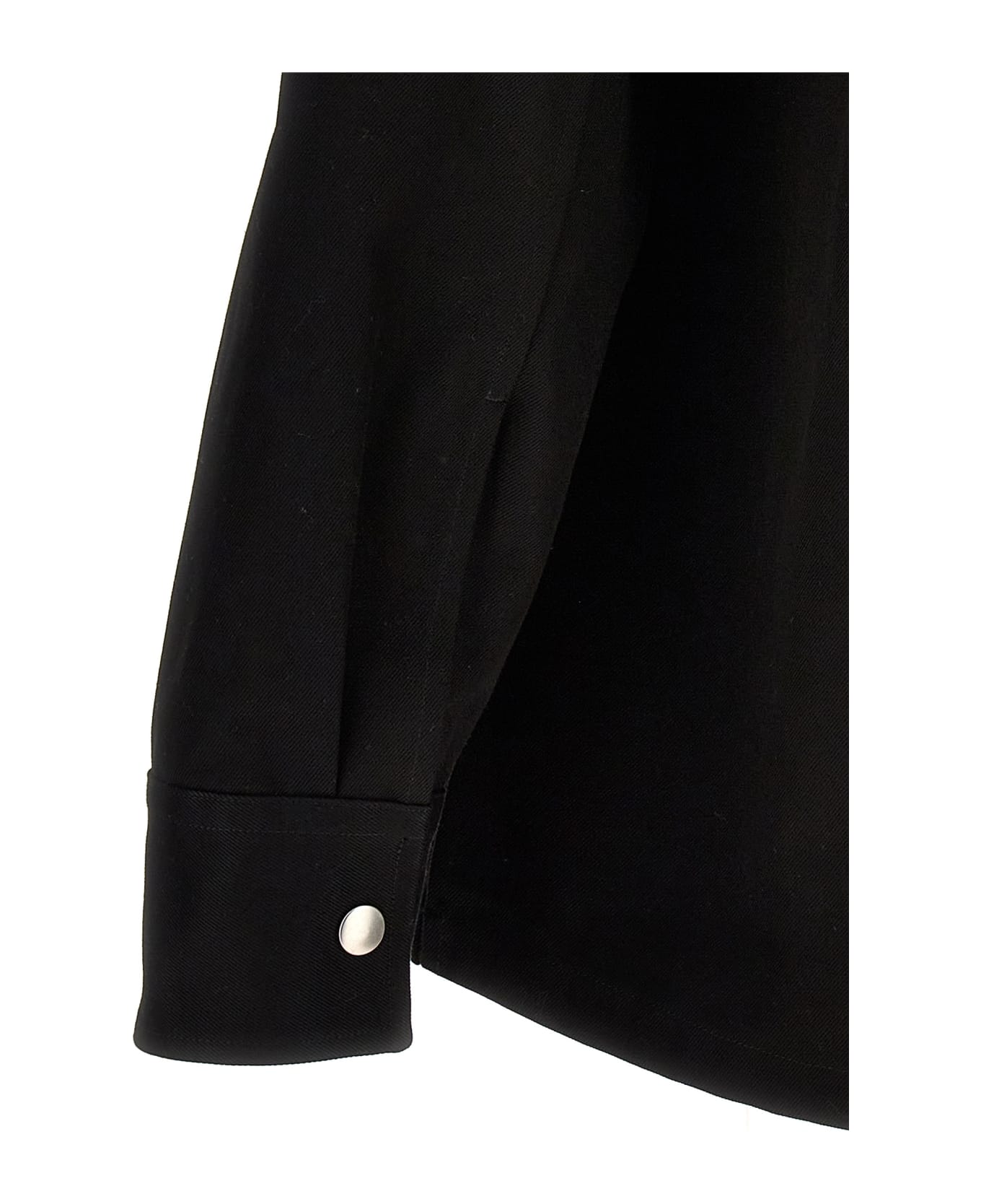 Jil Sander Gabardine Shirt - Black  