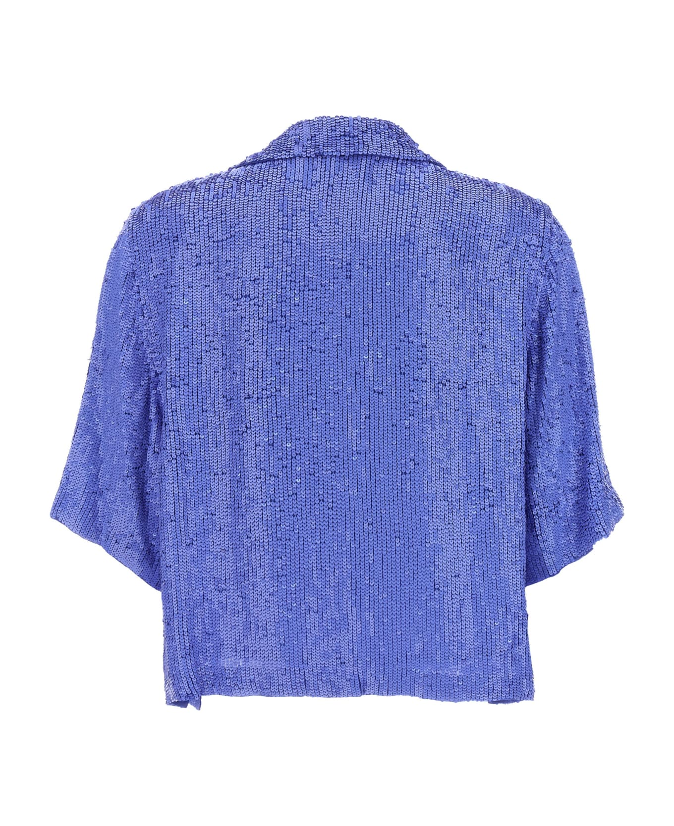 Parosh Sequin Shirt - Purple