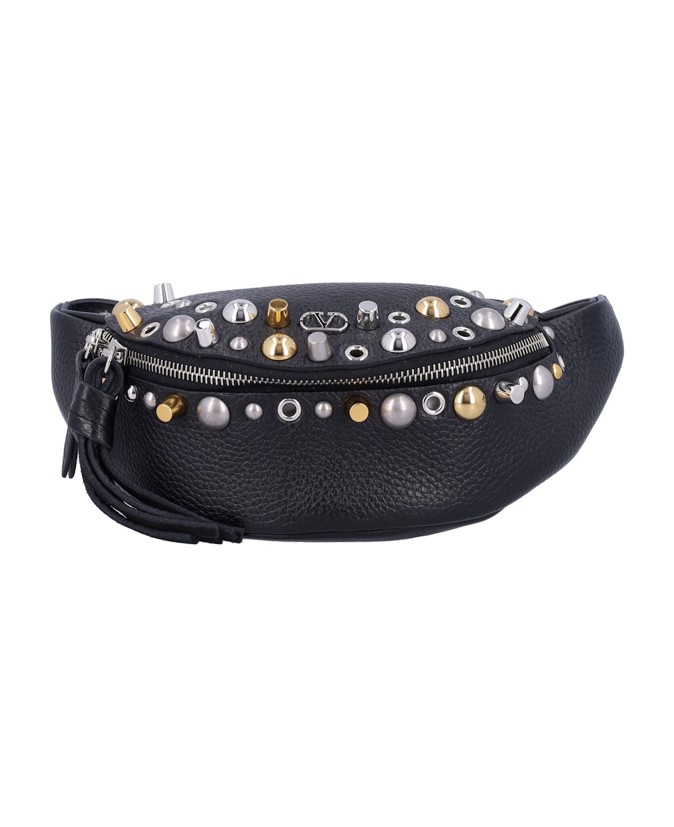 Valentino Garavani Nellcôte Belt Bag - BLACK