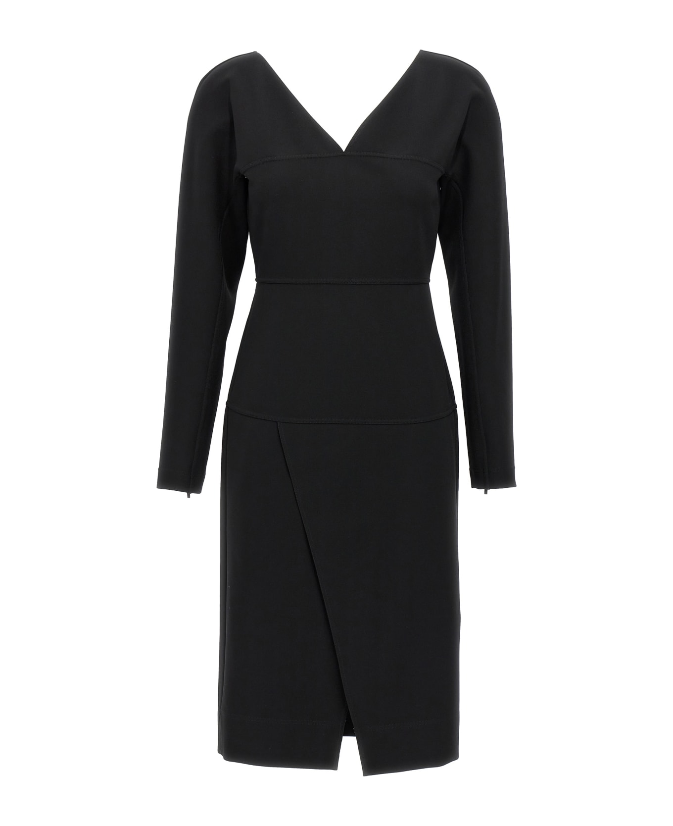 Fendi Techno Jersey Dress - Black  