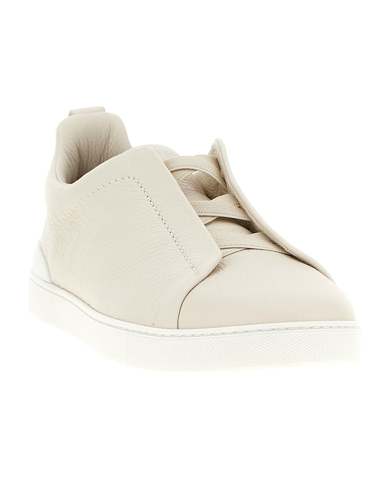 Zegna 
triple Stitch
 Sneakers - Beige