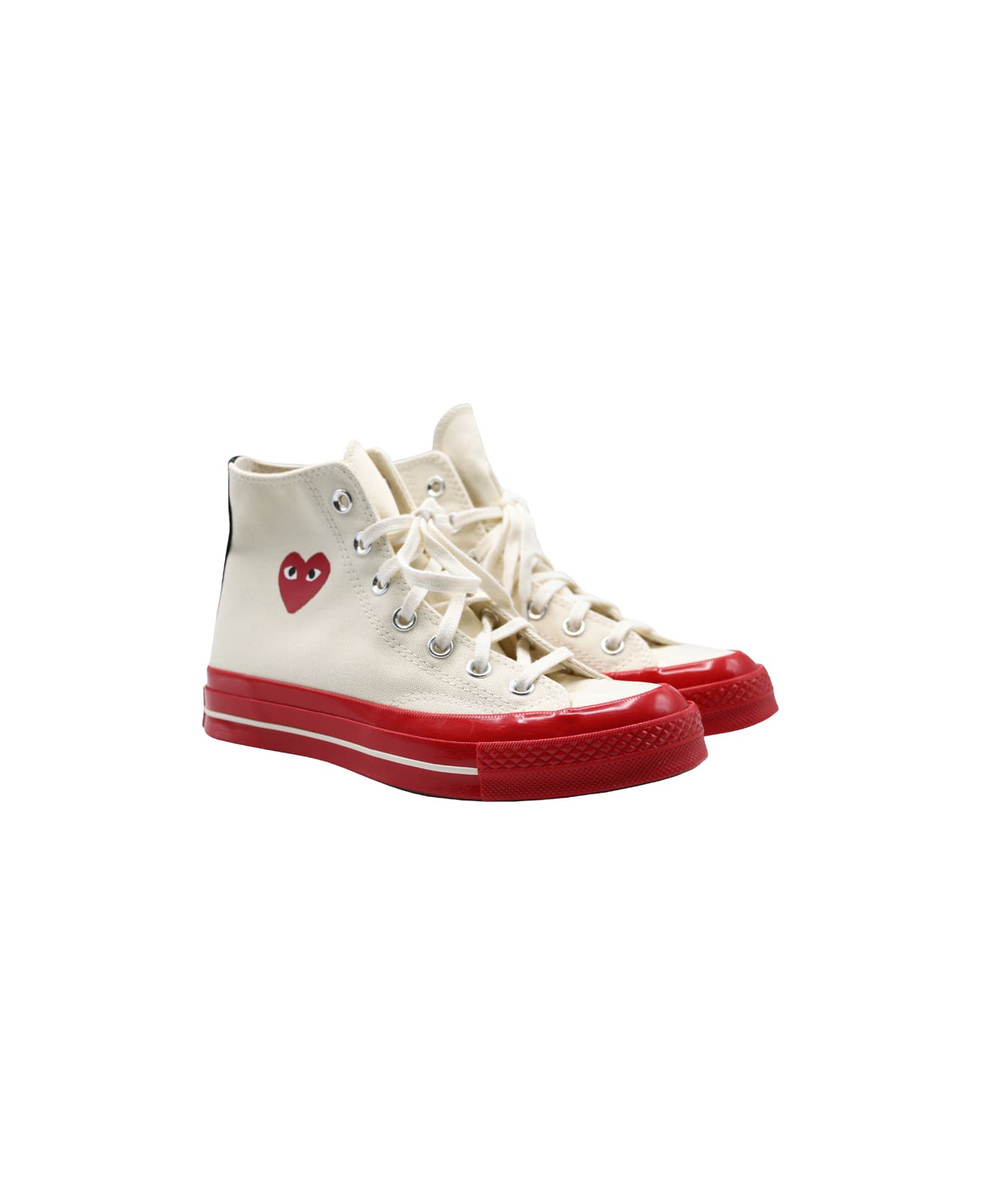 Comme des Garçons Play Red Sole Chuck 70 In White スニーカー