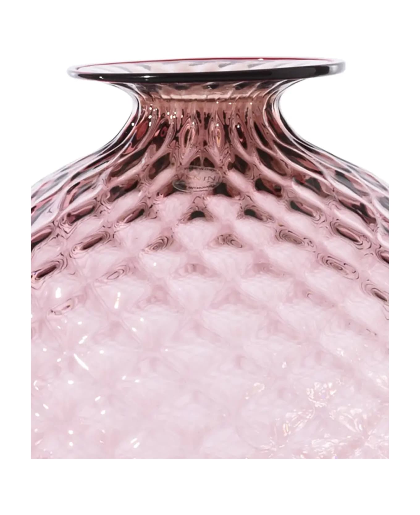 Venini Vase 'monofiori Balloton' H 20,5 Cm - Pink