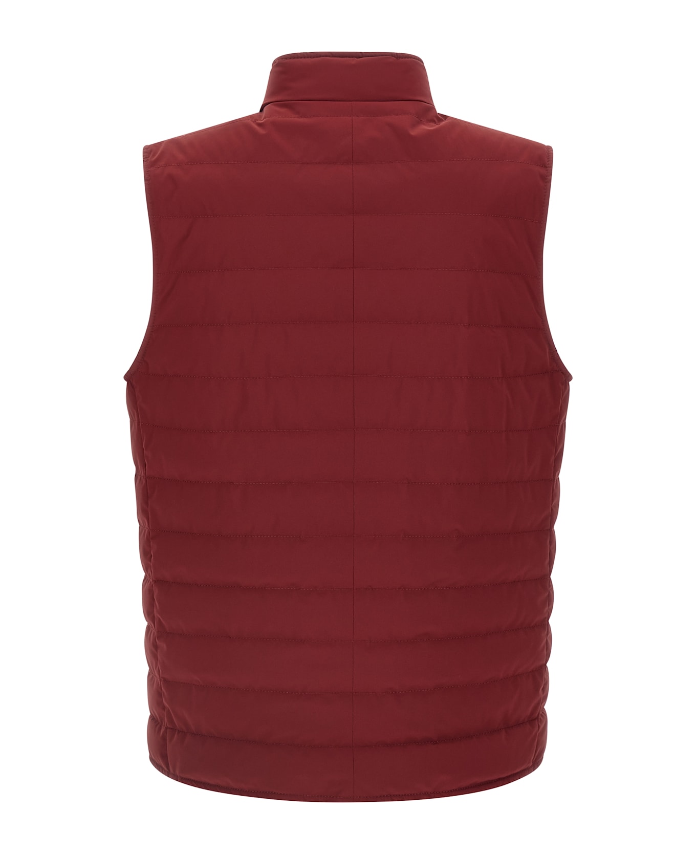 Brunello Cucinelli Quilted Vest - Bordeaux