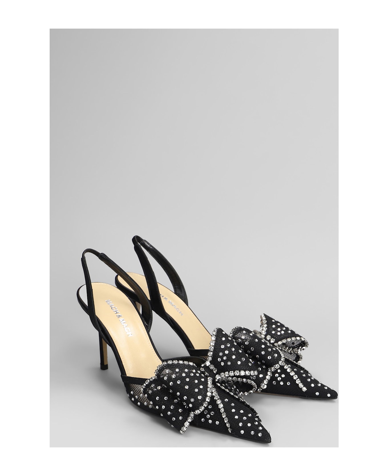 Mach 
Mach Pumps In Black Fabric - black