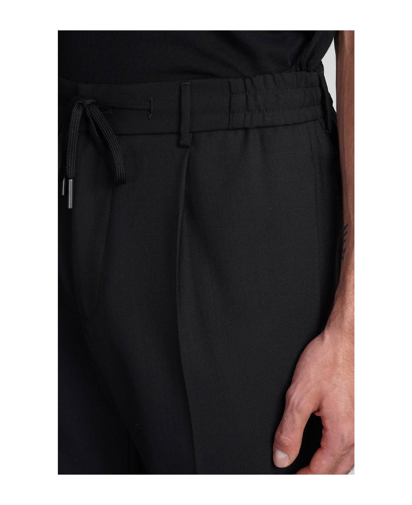 Tagliatore 0205 Pants In Black Polyester - black