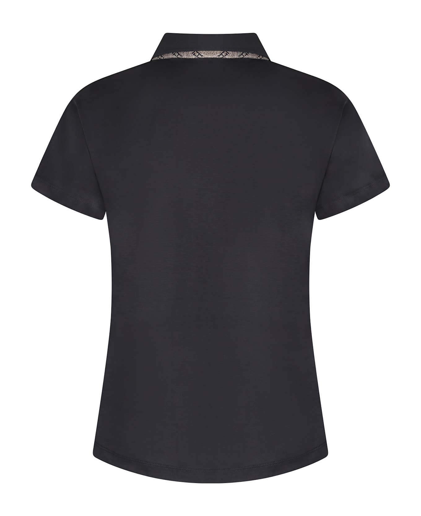 Herno Short Sleeve Cotton Polo Shirt - blue