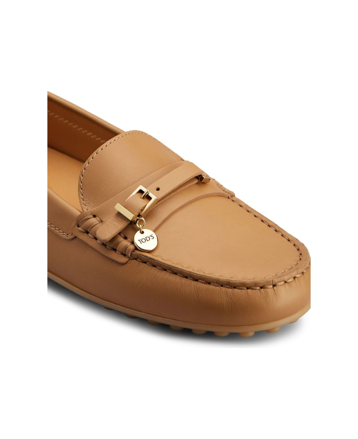 Tod
s Gommino Leather Loafers - Camel