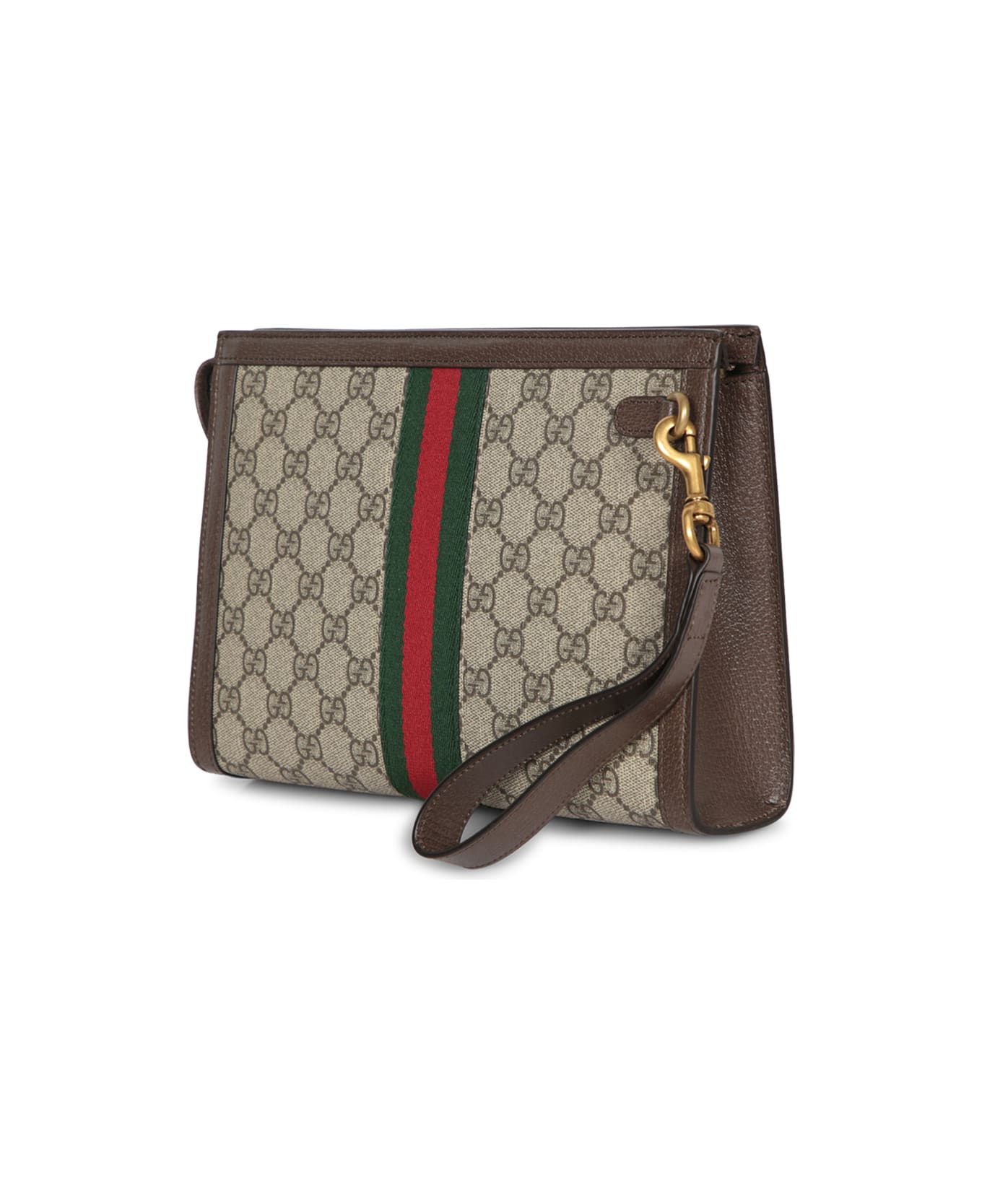 Gucci Ophidia Monogram Beige Pouch - Beige