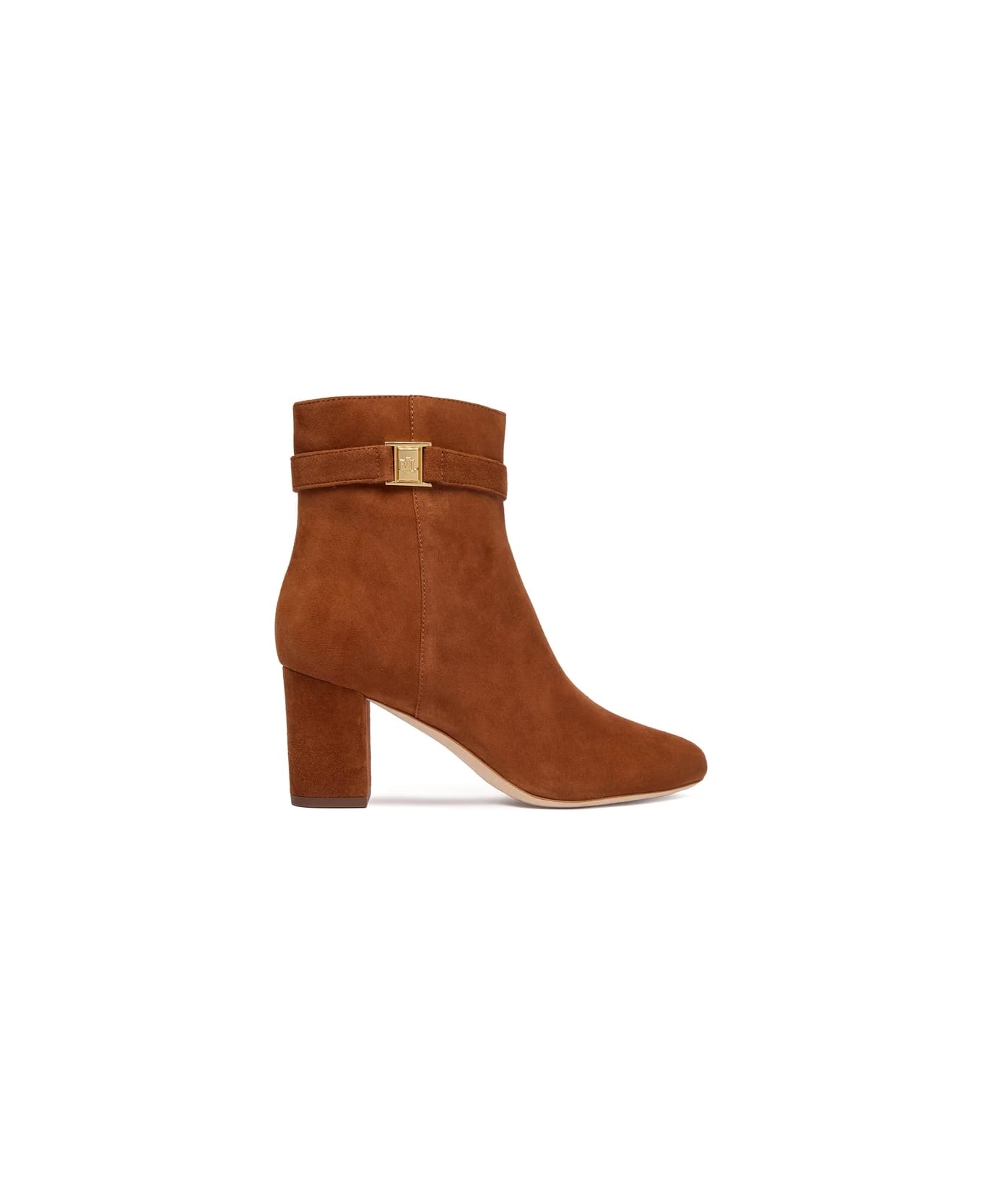 Ralph Lauren Kellie Bt Hl Boots Bootie - Lauren Tan