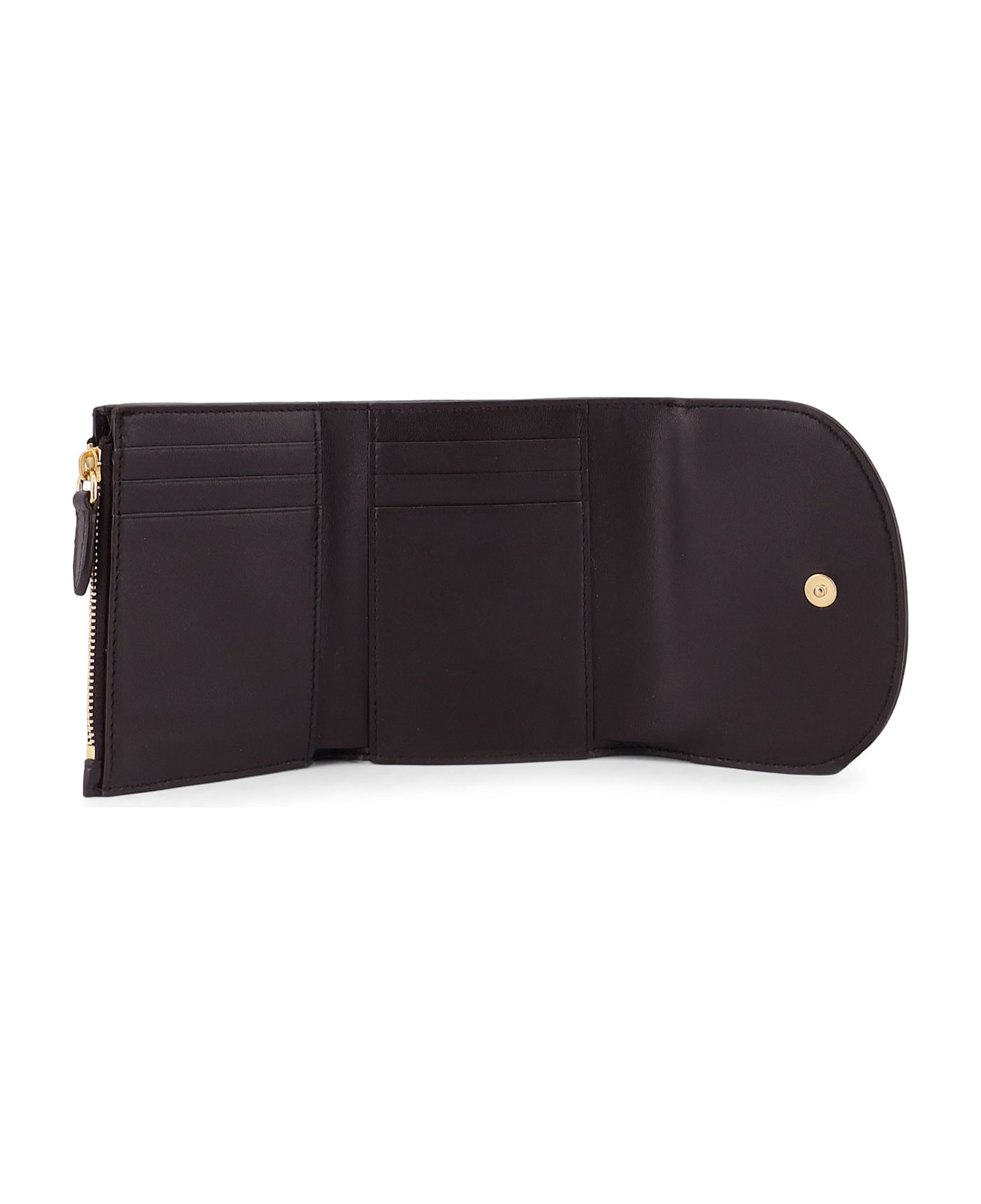 Burberry Highlands Compact Wallet With Leather Inserts - SAND