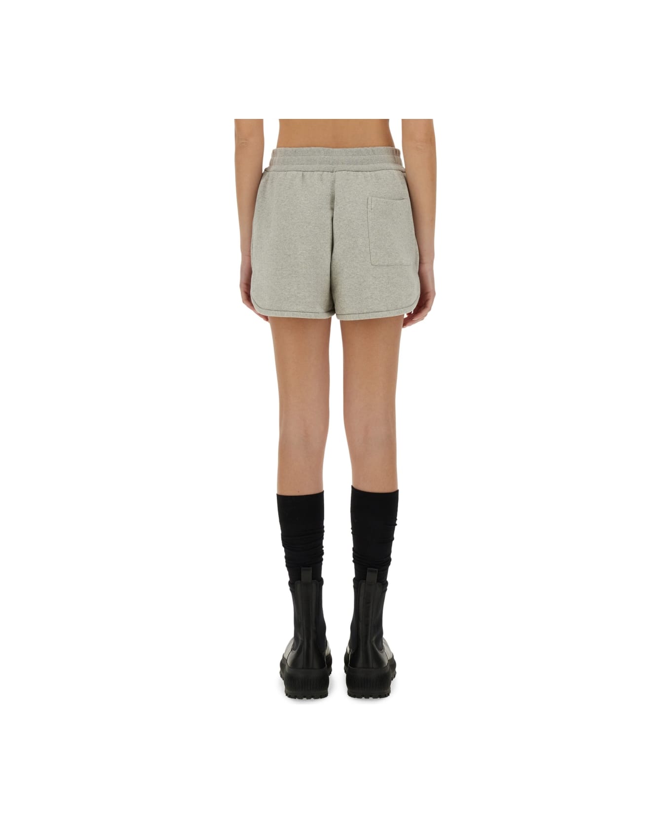 Jil Sander Cotton Terry Shorts - GREY
