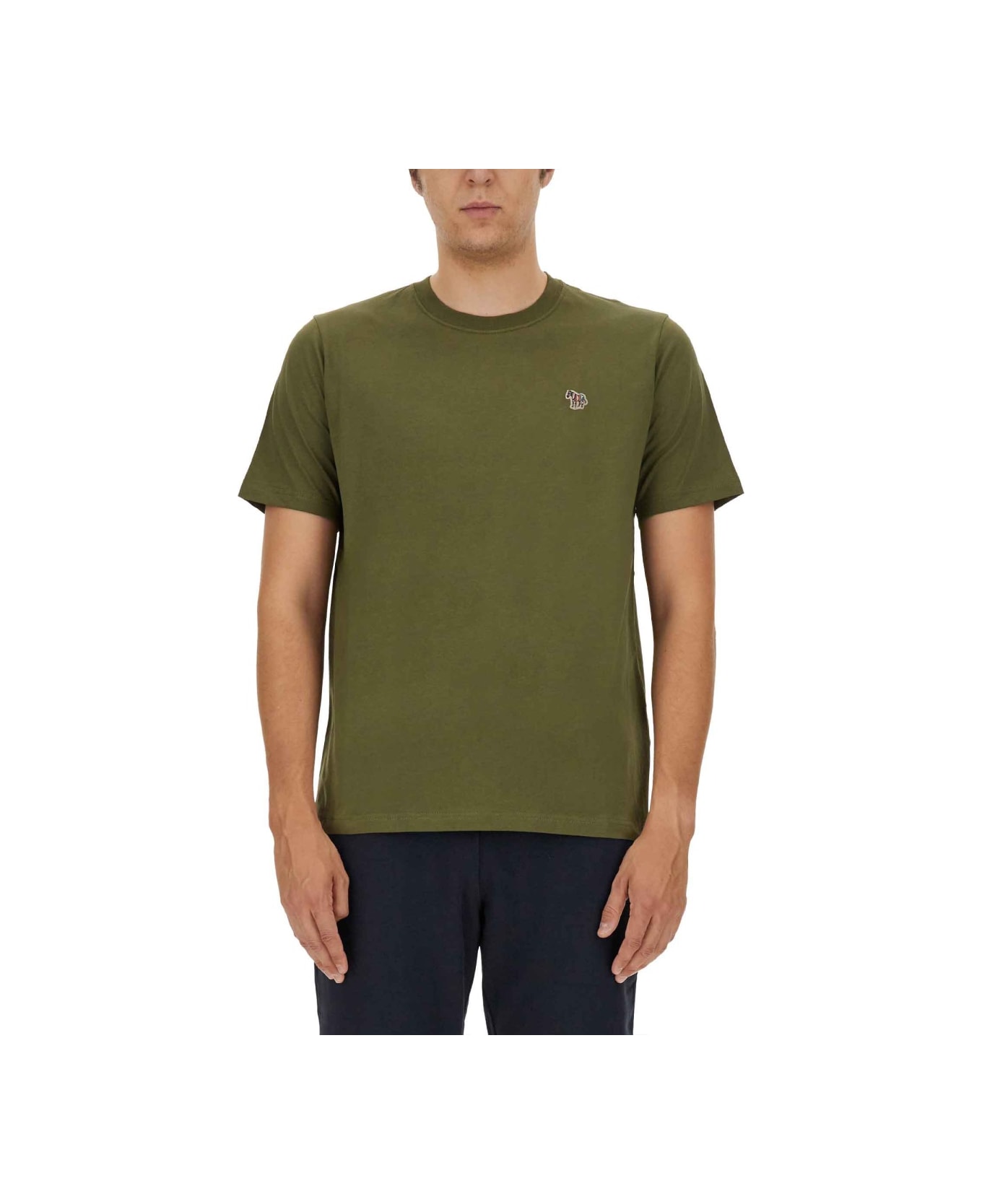 PS by Paul Smith 'zebra' T-shirt - MILITARY GREEN