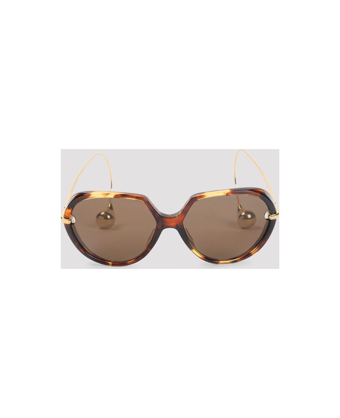 Bottega Veneta Bv1436s Sunglasses - Havana Gold Brown