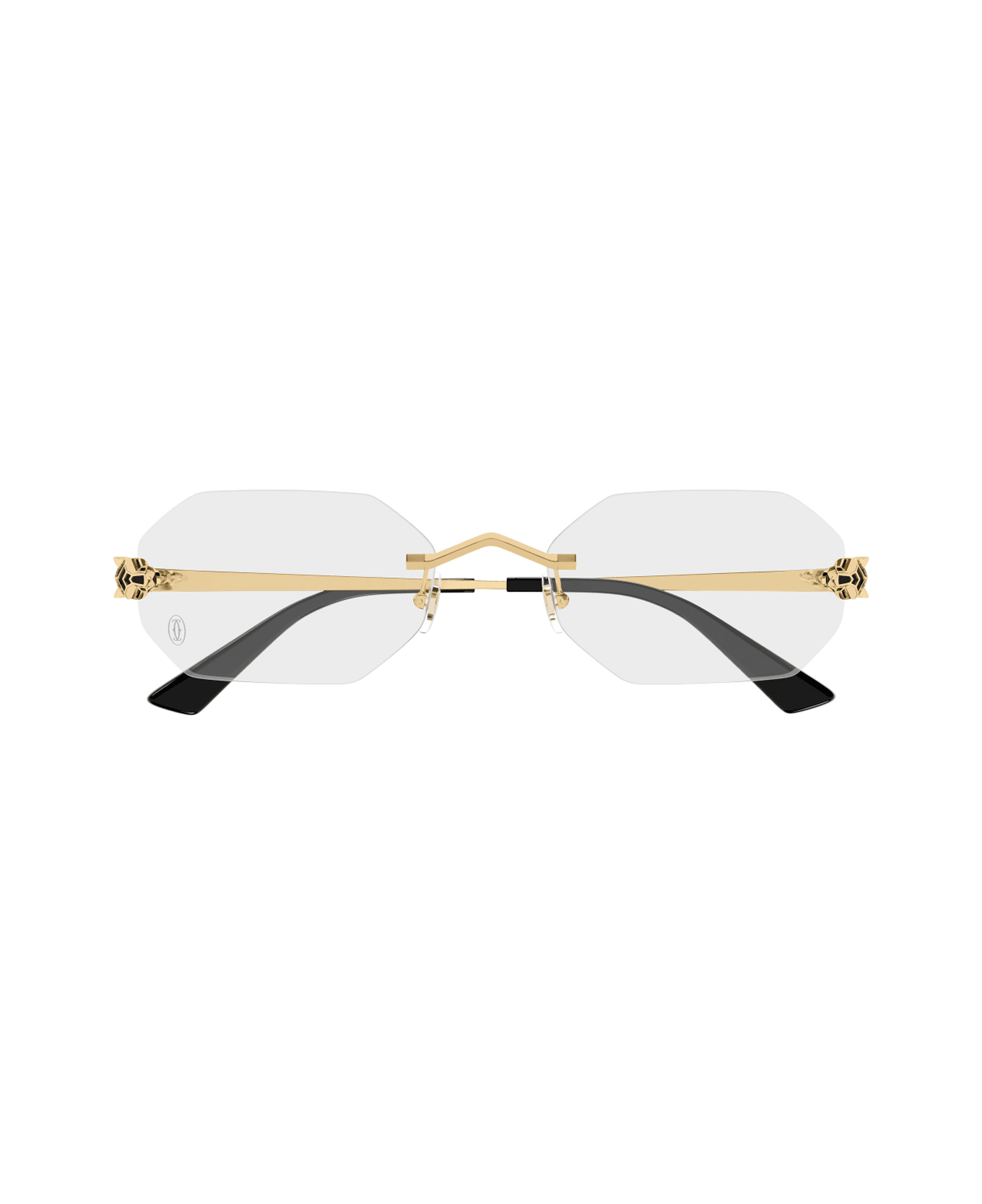 Cartier Eyewear Cartier Ct0599o Panthère De Cartier 001 Gold Glasses - Oro
