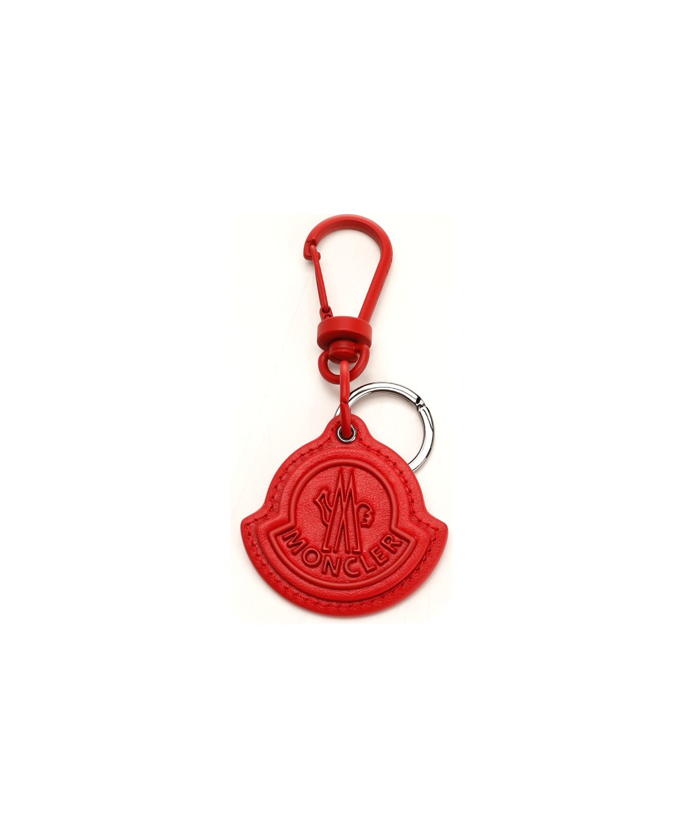 Moncler Calfskin Key Ring - Red