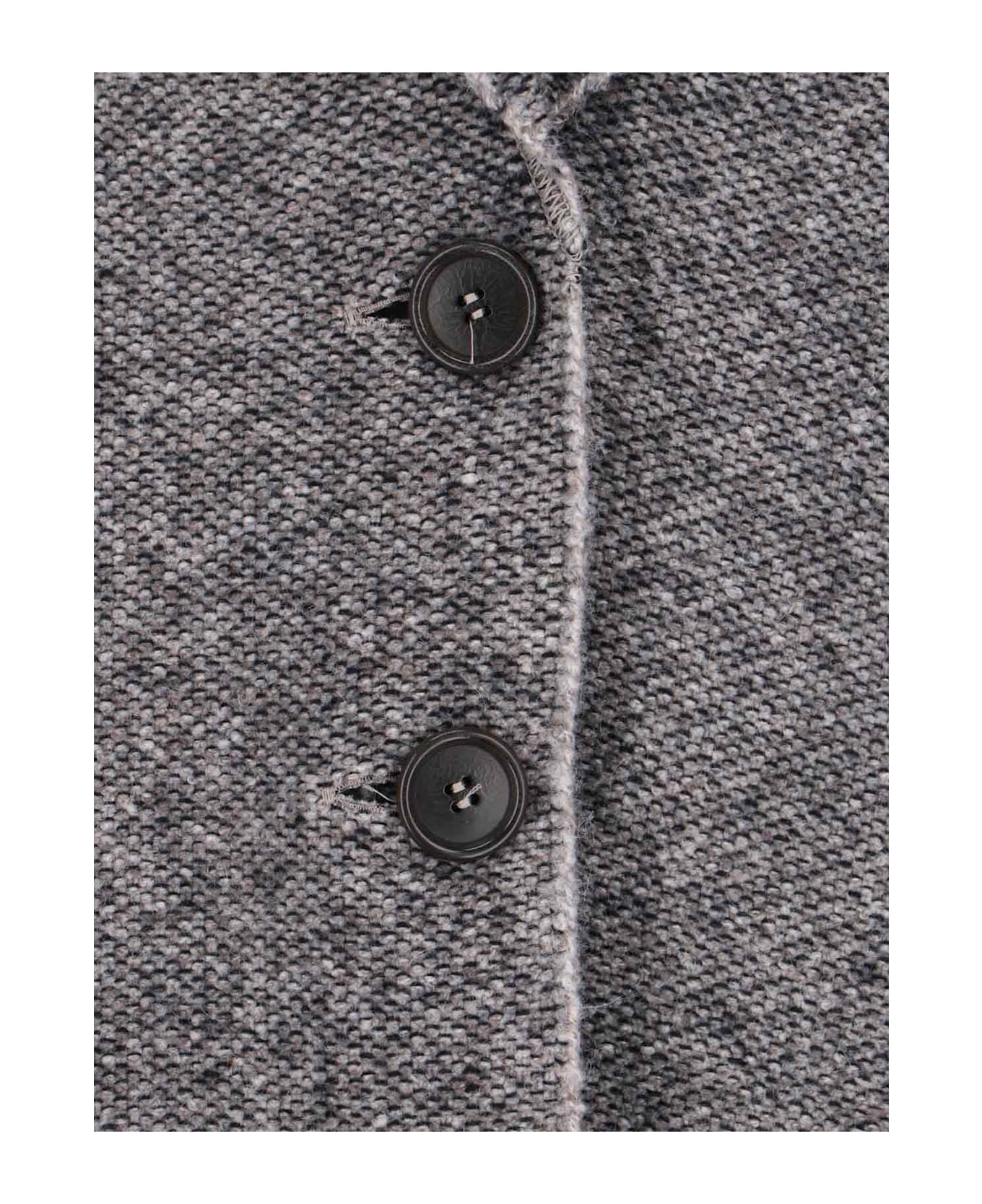 Giorgio Armani Single-breasted Blazer - Gray