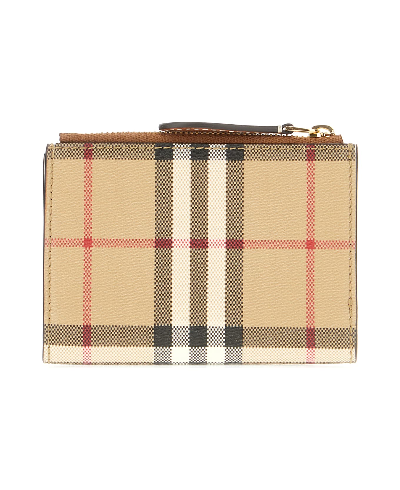 Burberry Printed Fabric Wallet - ARCHIVE BEIGE