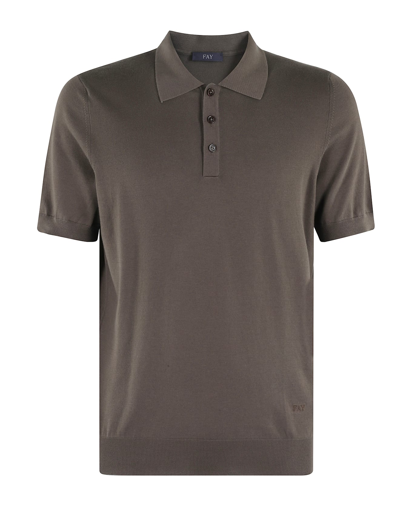 Fay Polo Maglia - Marrone Scuro
