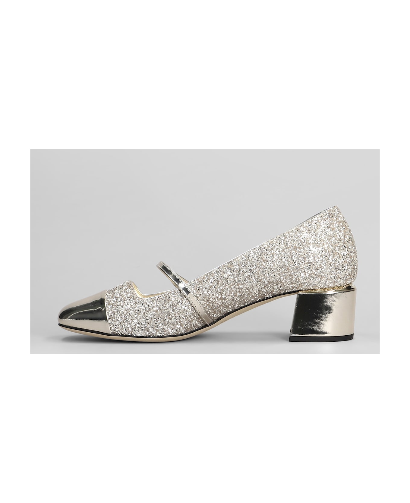 Jimmy Choo Elisa 45 Pumps In Gold Glitter - gold