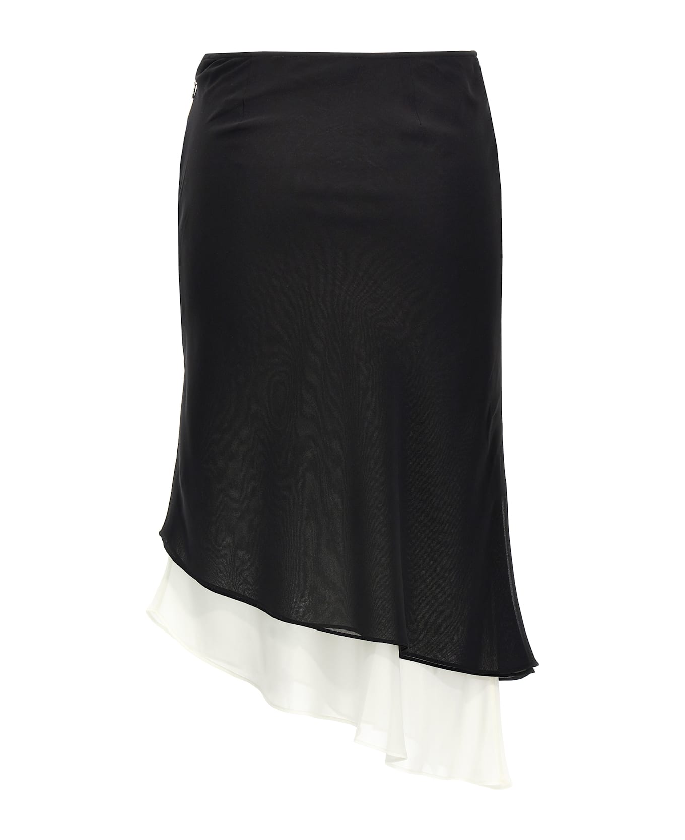 Rotate by Birger Christensen 
two Layer
 Skirt - White/Black