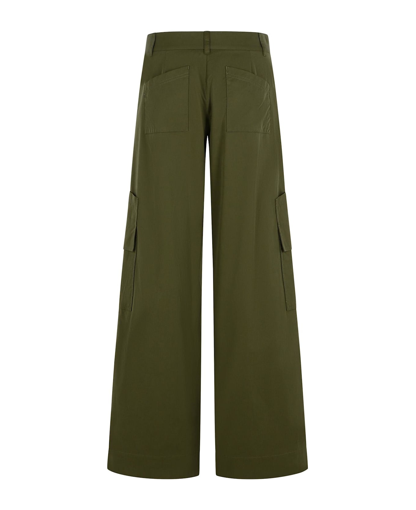 Off-White 
toybox
 Green Cotton Pants - Green