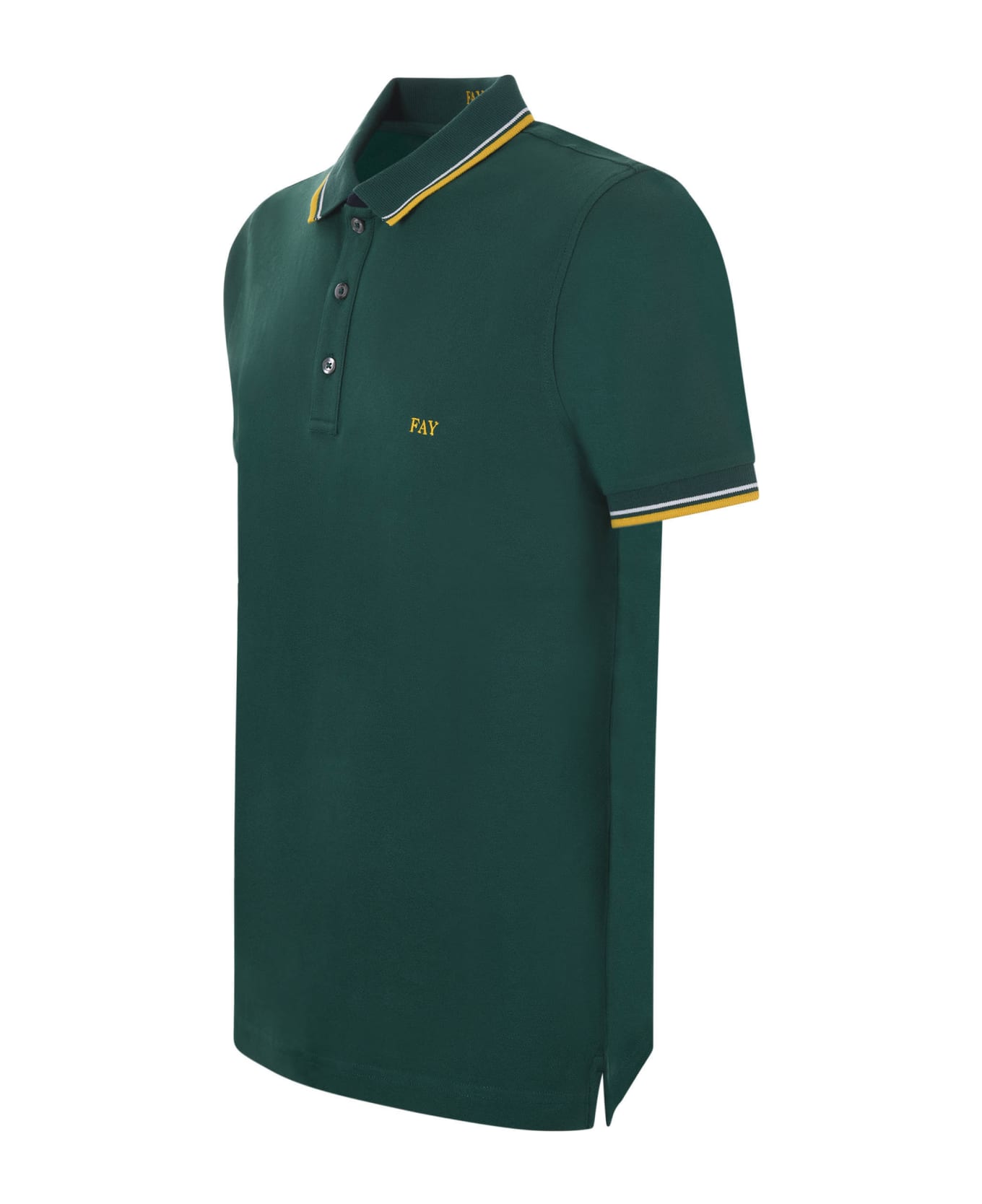 Fay Polo Shirt - Verde inglese
