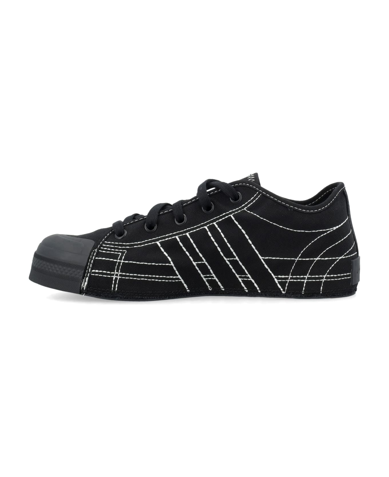 Y-3 Nizza Low Sneakers - BLACK