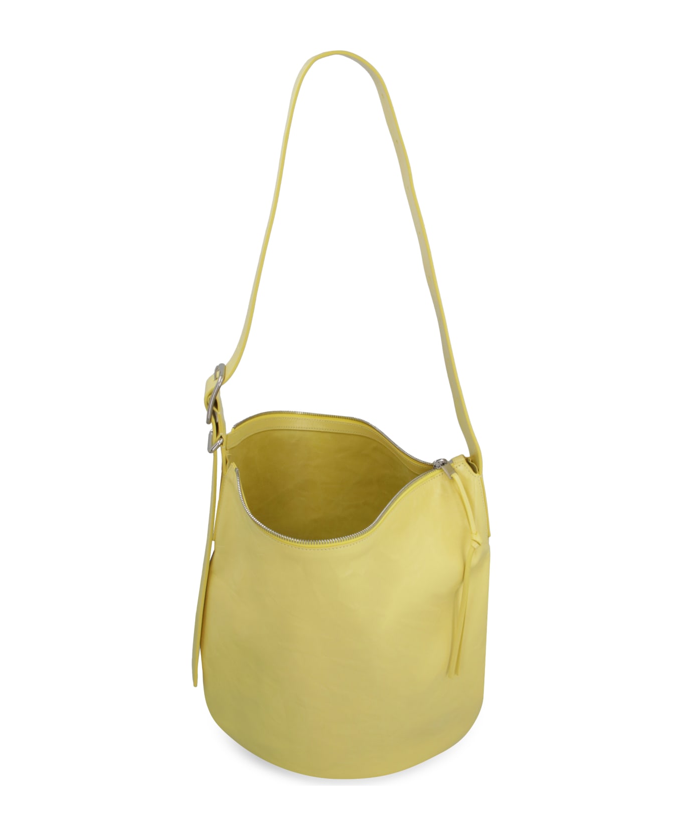 Jil Sander Leather Crossbody Bag - Yellow
