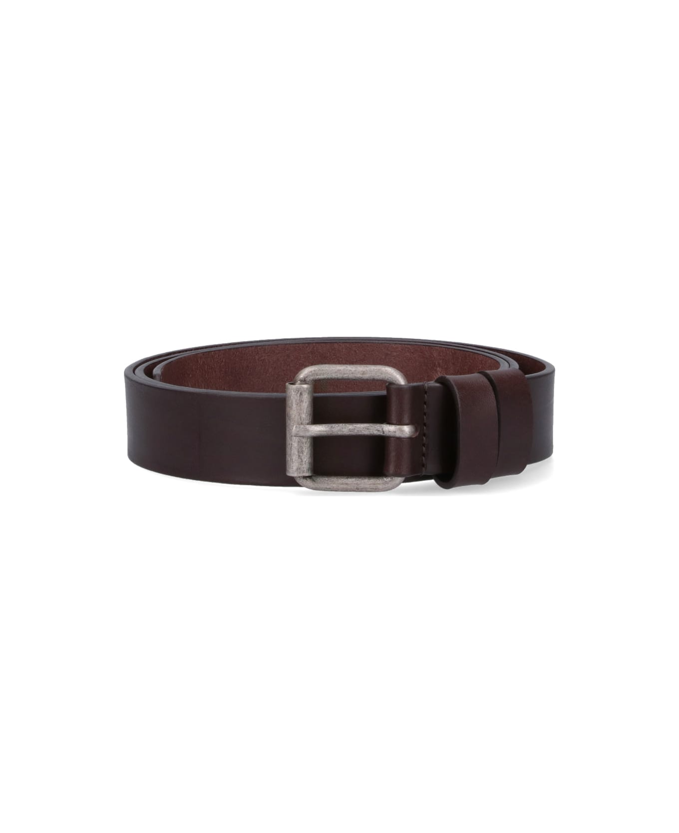 Aspesi Leather Belt - Brown