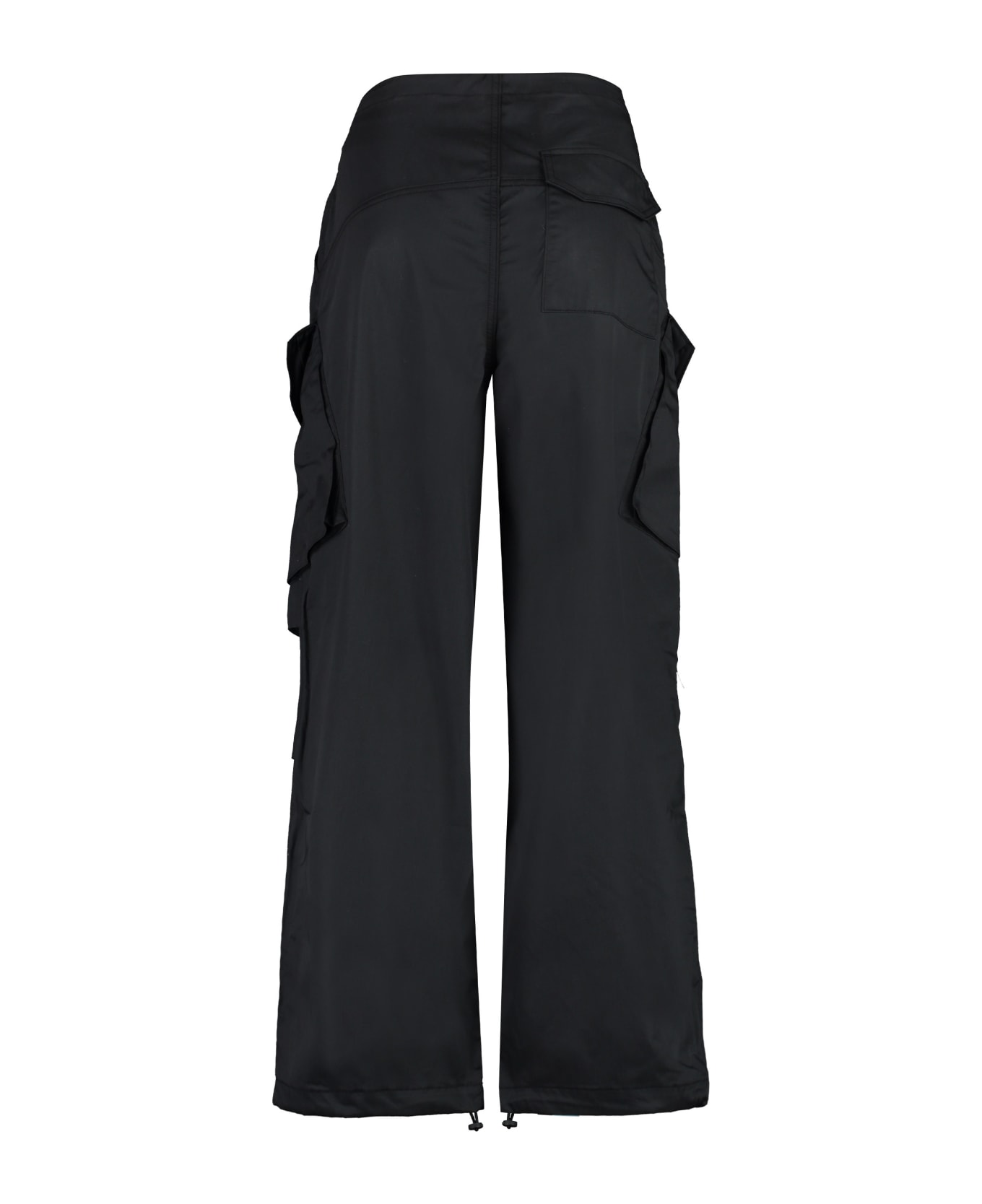 AGOLDE Ginevra Cotton Cargo-trousers - black