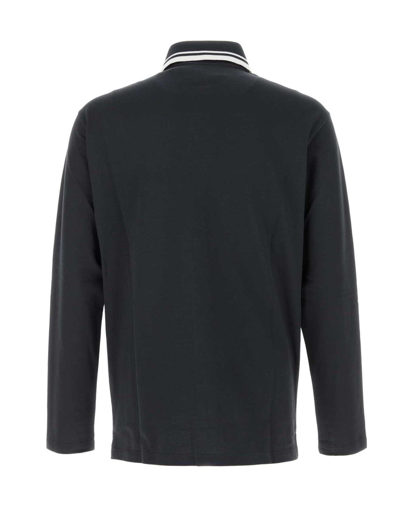Gucci Dark Grey Stretch Piquet Shirt - DARKGREY