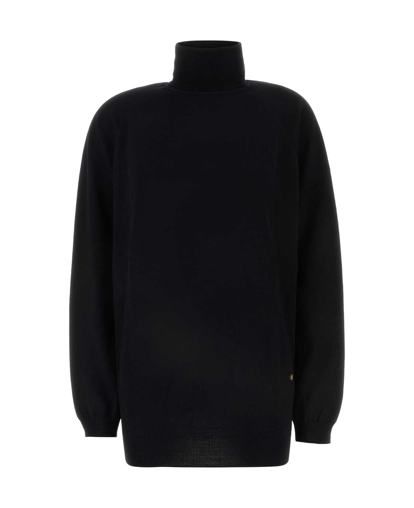 Moschino Black Wool Sweater - NERO