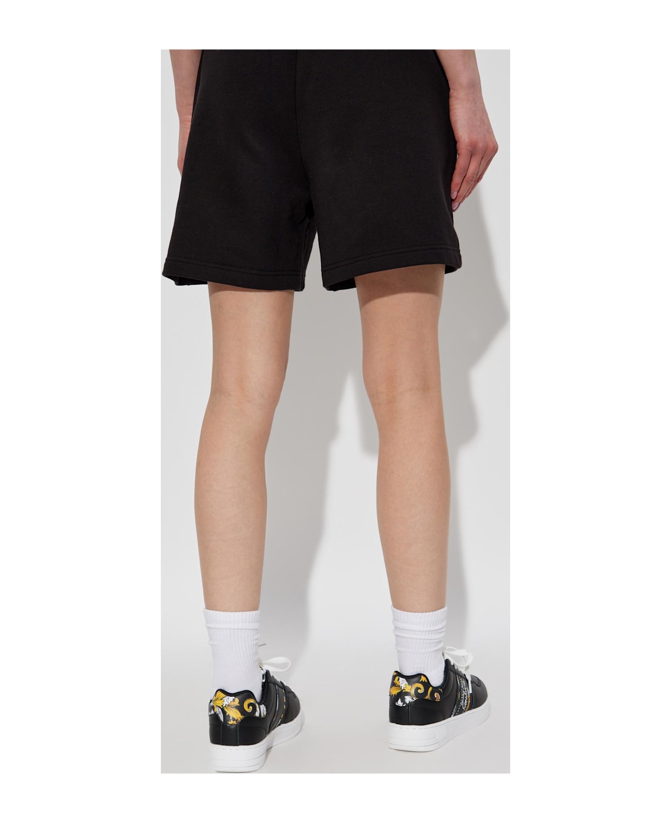 Versace Jeans Couture Sweatshirt With Printed Logo - BLACK