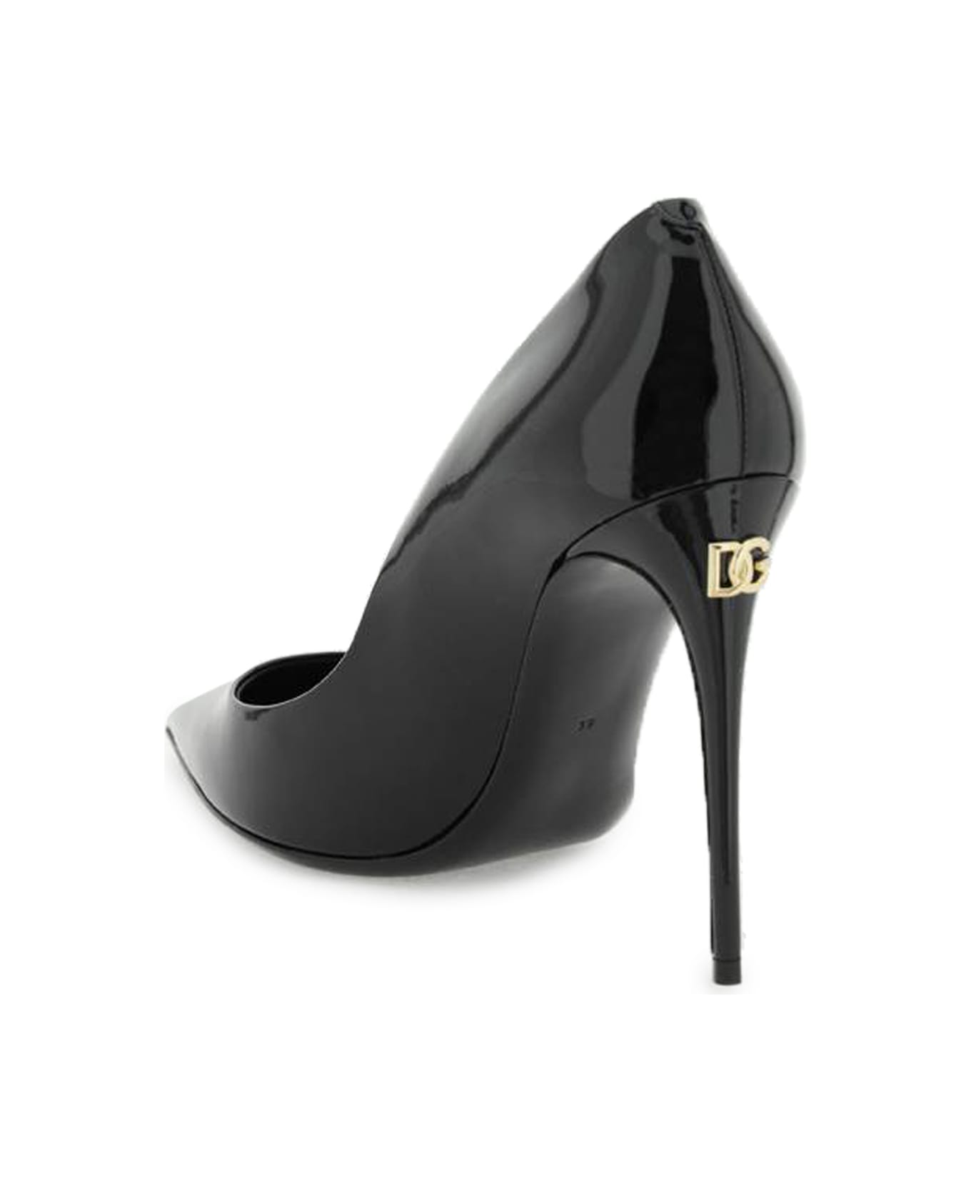 Dolce & Gabbana Patent Leather Pumps - NERO (Black)