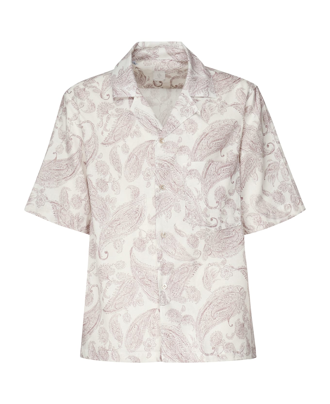 Eleventy Shirt With Paisley Print - SAND
