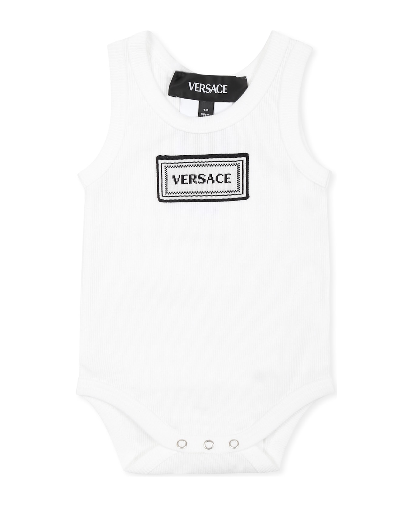 Versace Multicolor Body Set For Babykids With Logo - Multicolor