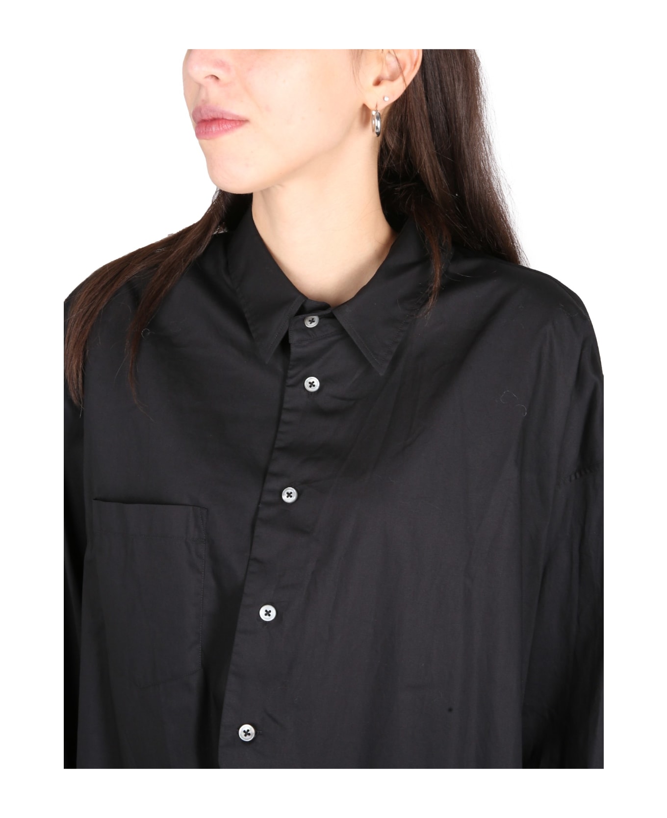 Ann Demeulemeester Asymmetrical Shirt - NERO