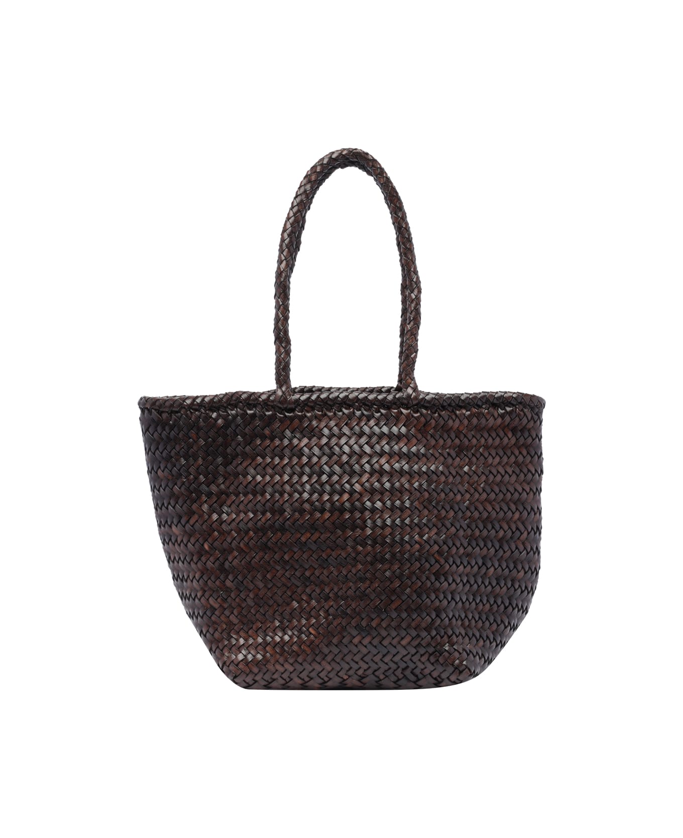 Dragon Diffusion Small Grace Basket Handbag - Brown
