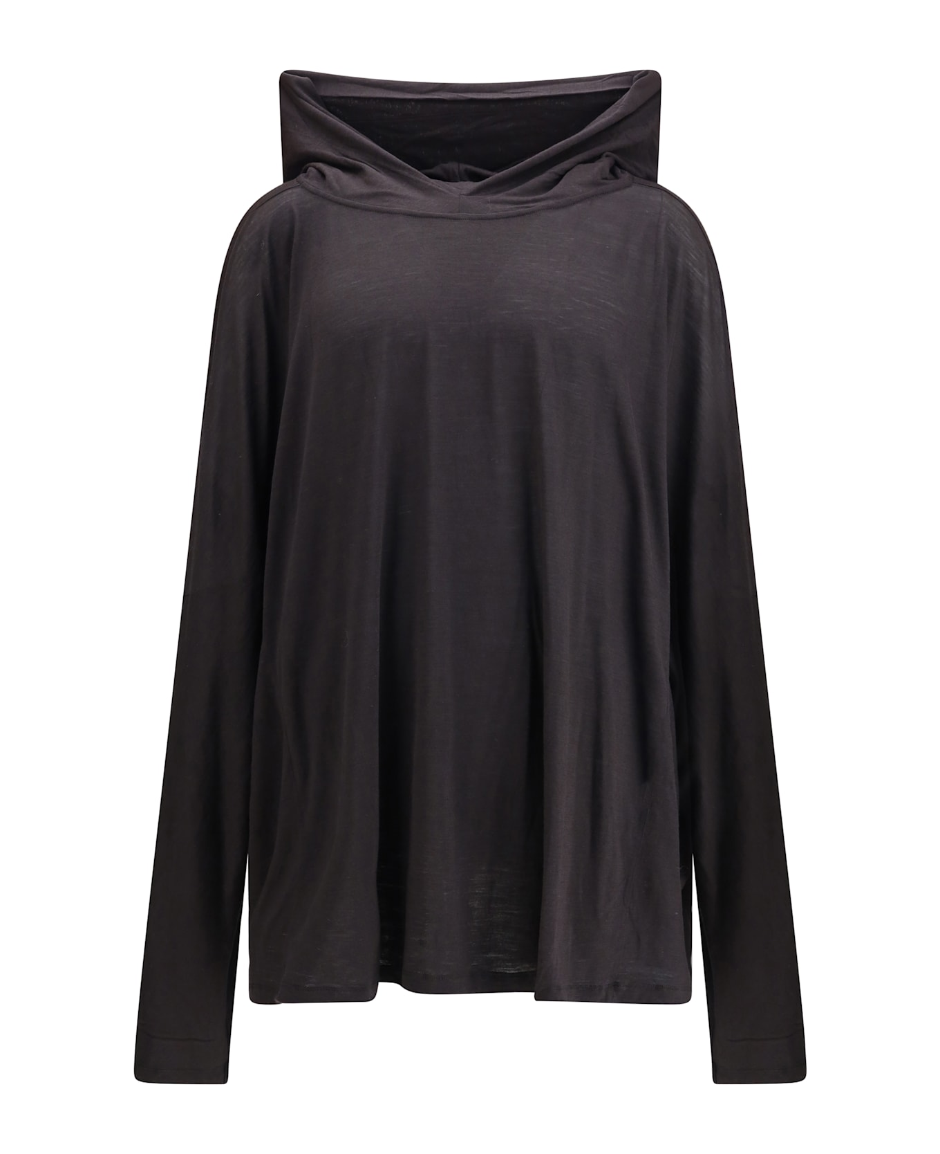 Rick Owens Long Hooded T-shirt