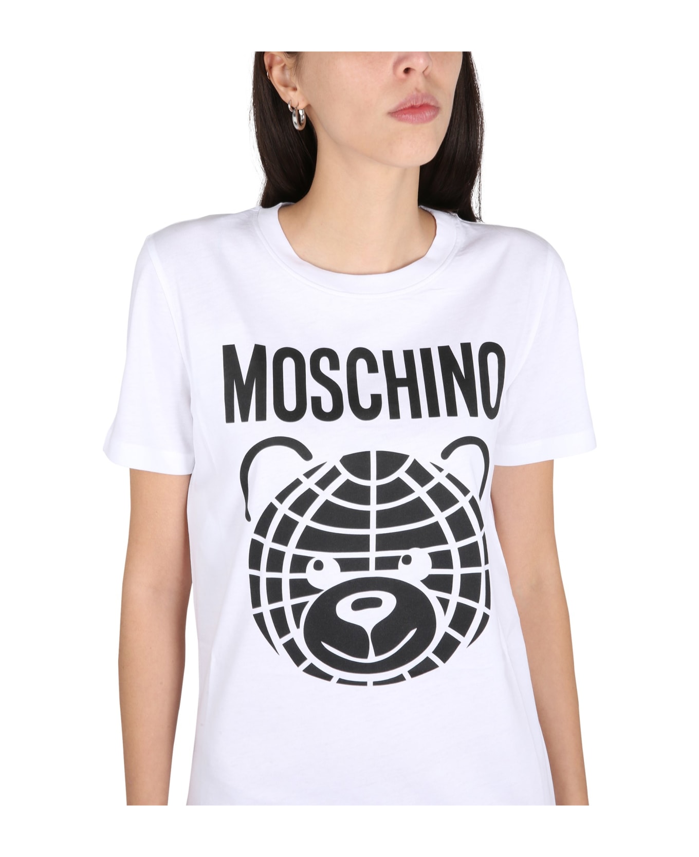 Moschino Logo Print Dress - ROSA