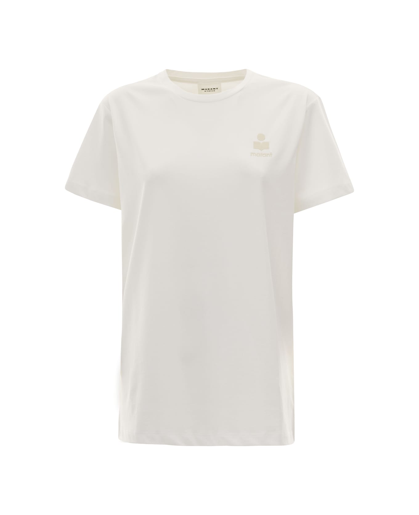 Marant Étoile Aby Regular Fit T-shirt - Wh White Tシャツ