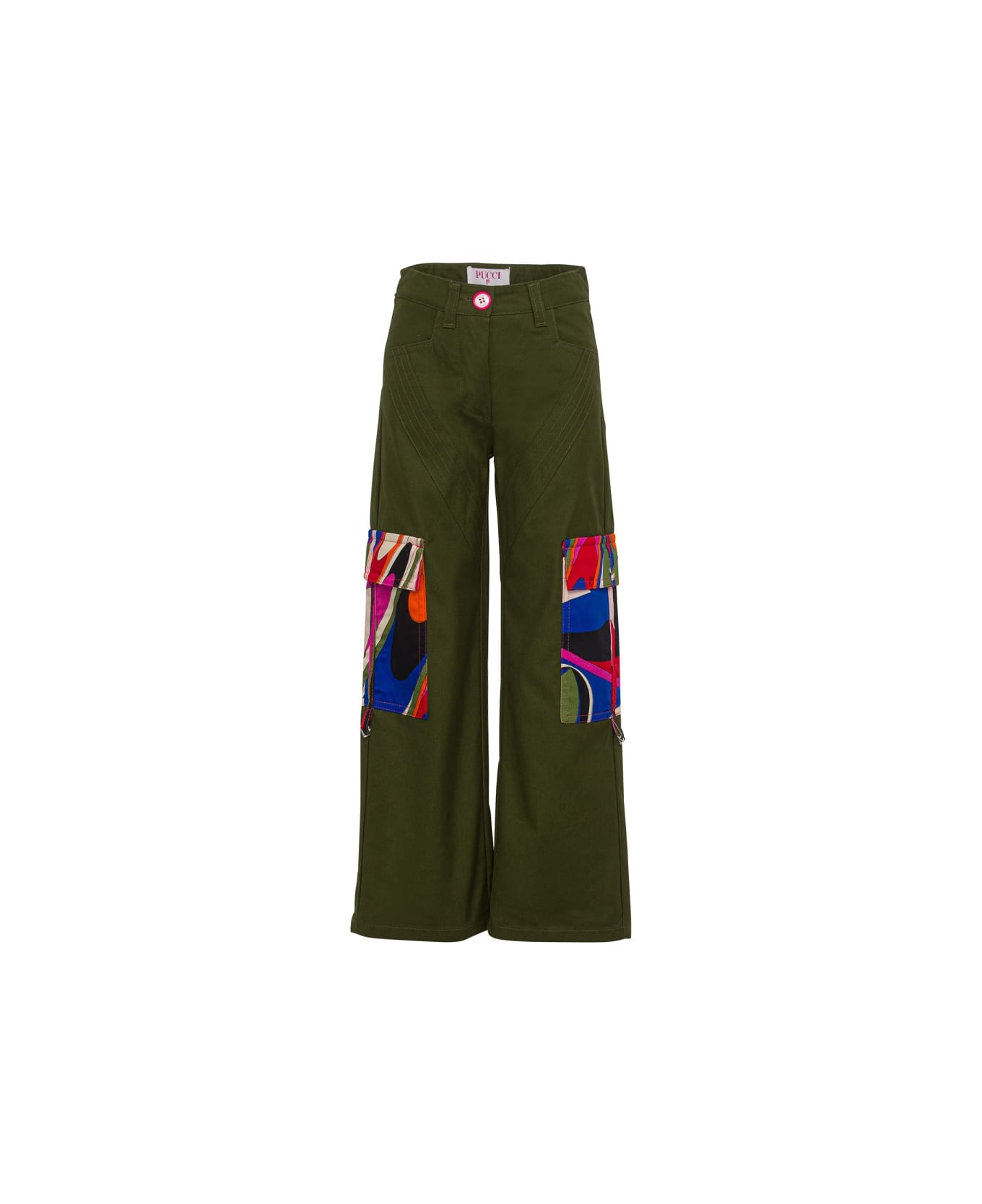 Pucci Trousers - GREEN ボトムス