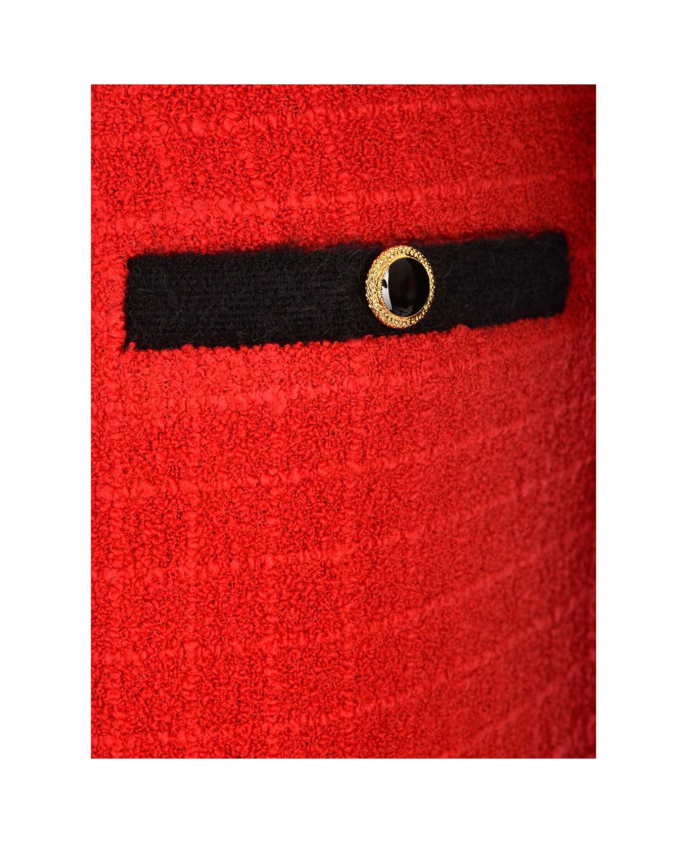 Alessandra Rich Tweed Mini Skirt - Red スカート