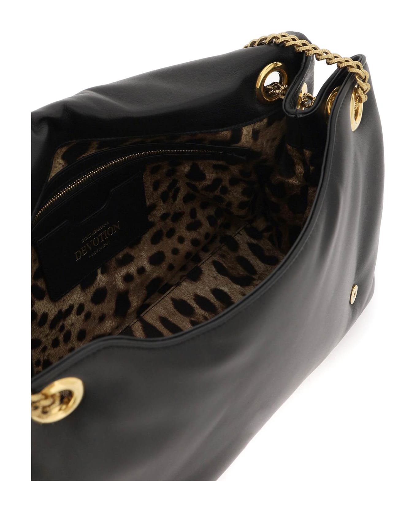 Dolce & Gabbana Devotion Shoulder Bag - Black