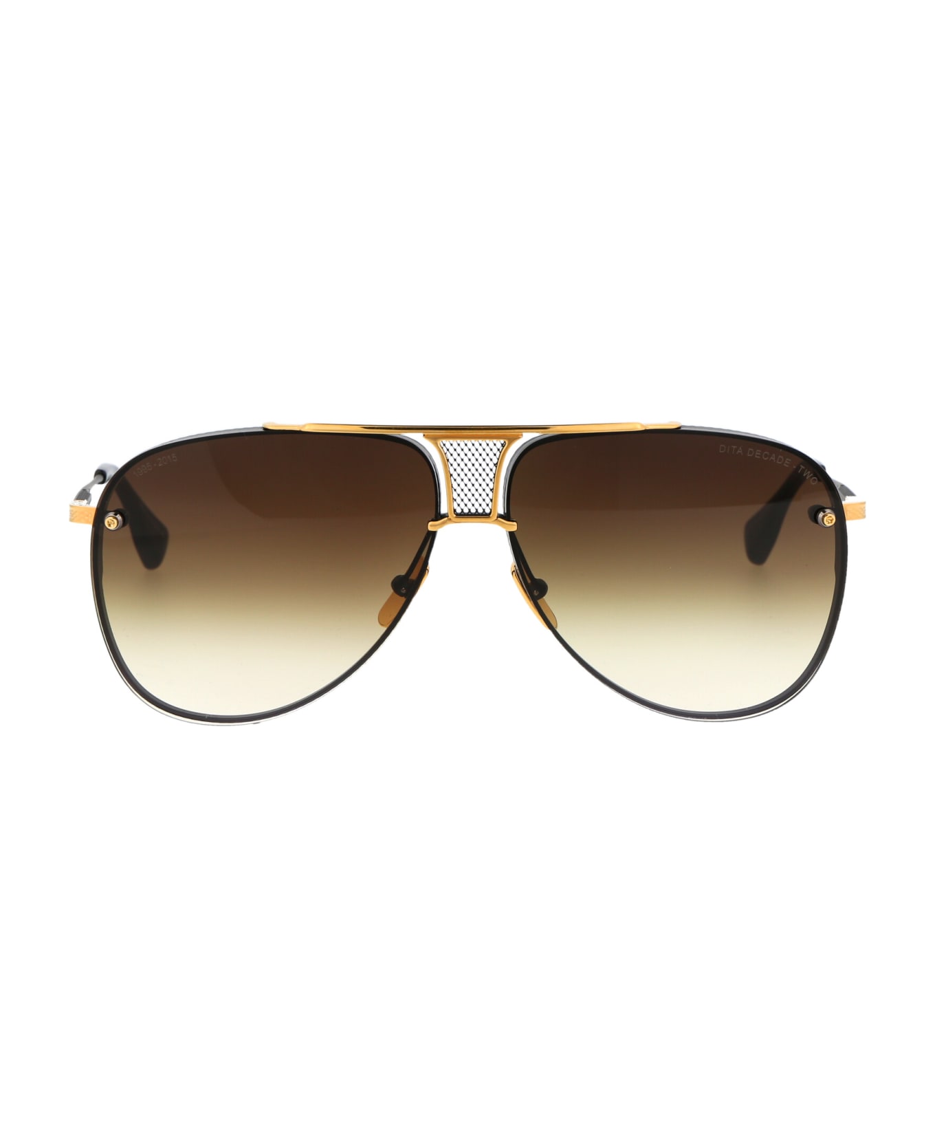 Dita Decade-two Sunglasses - Matte Black-18k Gold-  AR