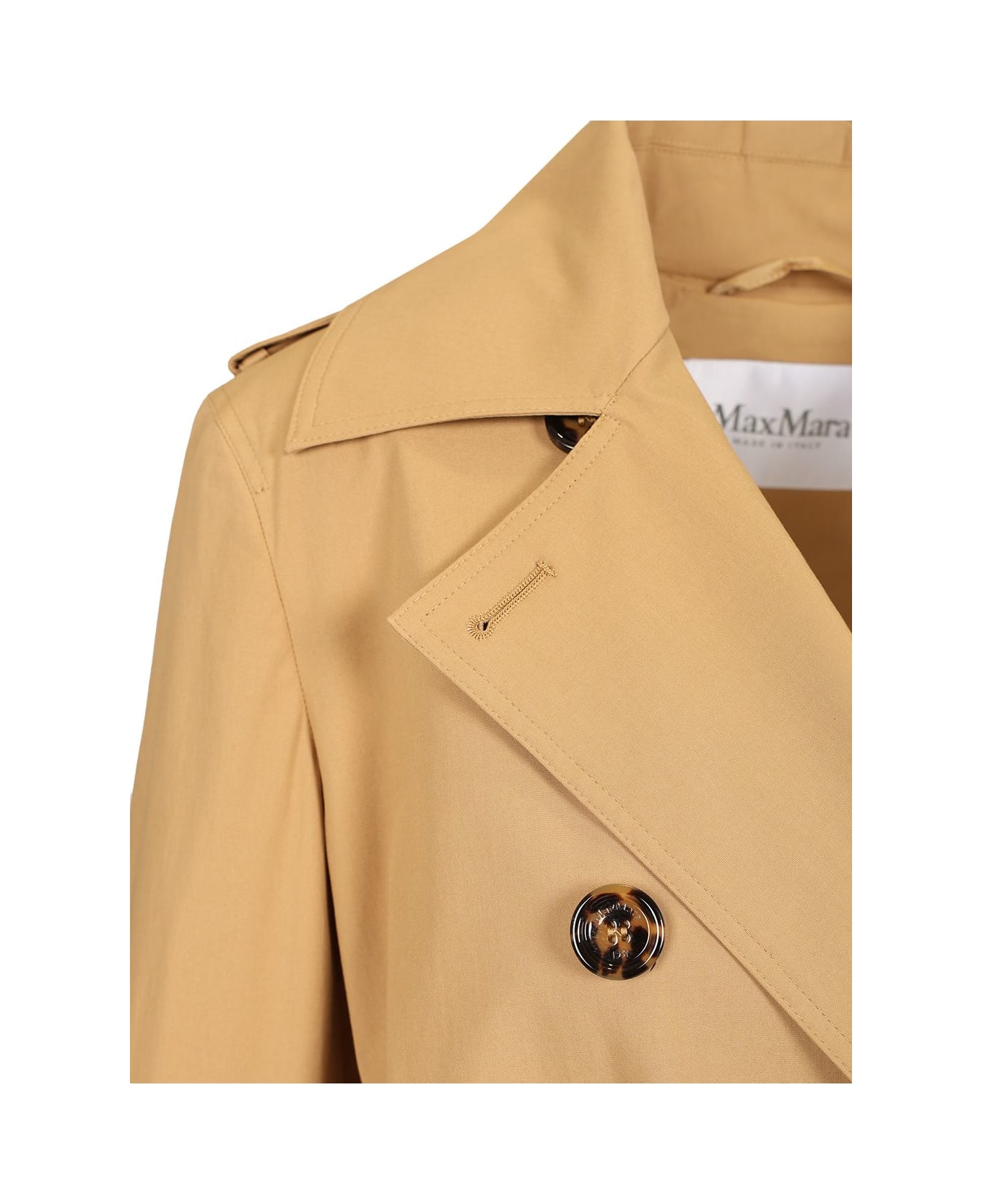 Max Mara Short Trench Coat - Brown