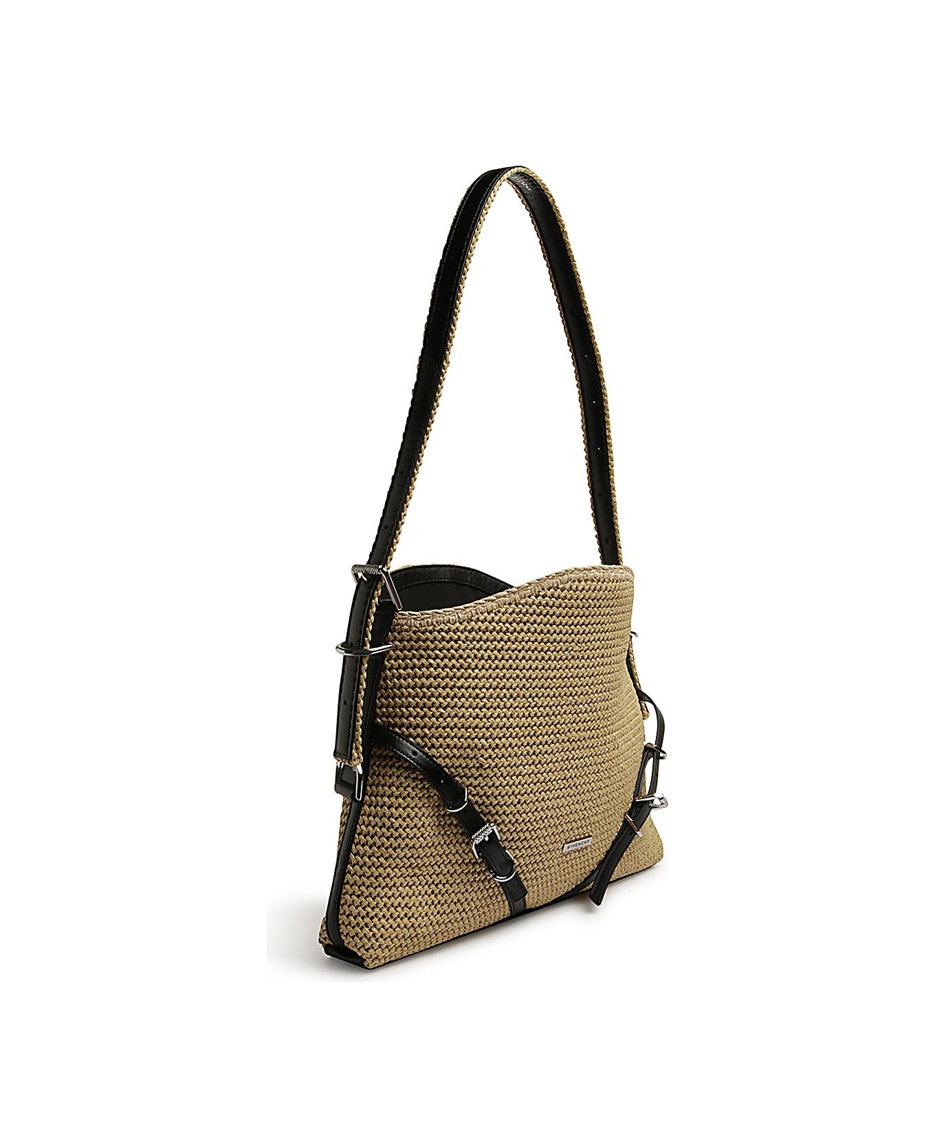 Givenchy Medium Raffia Voyou Bag - Beige